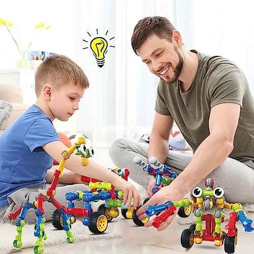 Huaker STEM Building Toys for 3 4 5 6 7 8 Year Old Boys Girls Birthday Gift - Image 5