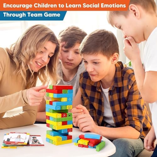 Garybank Emotion Tower Social Skill Game for Kids, Social Intelligence Game - Image 4