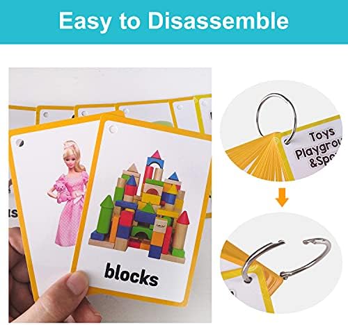 Lilias Toys Playground & Sports Flash Cards, Toddler Learning Toys, Preschool Toys, Homeschool Supplies, Kindergarten Supplies, 4.3 X 3.14 Inch, 26 Cards in Set - Image 4