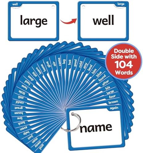 Torlam Sight Words Flash Cards for Kids Kindergarten,Learn to Read Digraphs CVC Blends Long Vowel Sounds Spelling Reading Phonics Games for 4-6 Years, Site Words Classroom Homeschool - Image 3