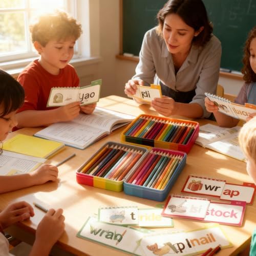 30 Read and Rhyme Flip Books Letter Sounds Flash Cards Flip Books Interactive Reading Flash Cards - Image 7