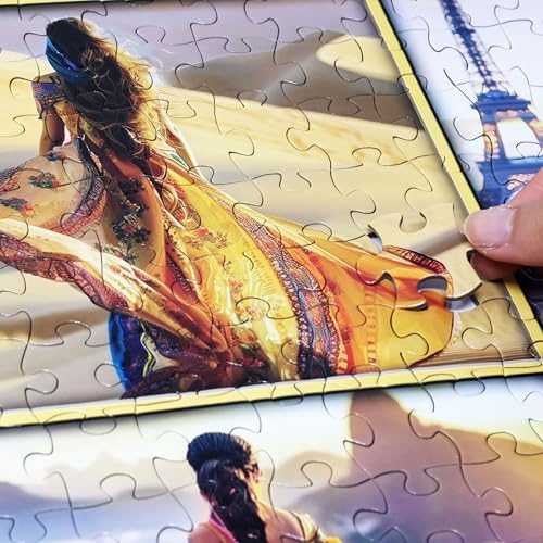 Think2Master Beautiful Dresses from Around The World 500 Pieces Very Large Pieces Jigsaw Puzzle for 13+ Adults & Seniors. Elegant Dresses Vibrant Colors, Cultural Art Size: 26.8” X 18.9” - Image 2