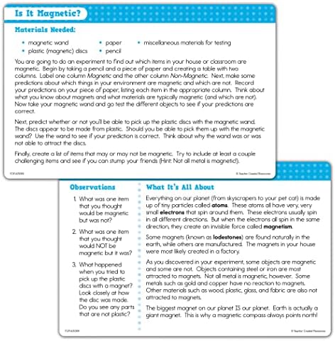 Teacher Created Resources Up-Close Science: Magnetic Wands, Rings & Discs Activity Set (TCR20369) - Image 3