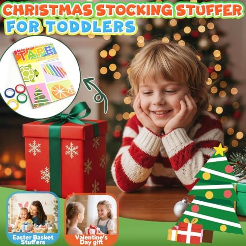 Kyerivs 2 Pack Tape Activity Books for Kids Ages 3-5 - Image 6
