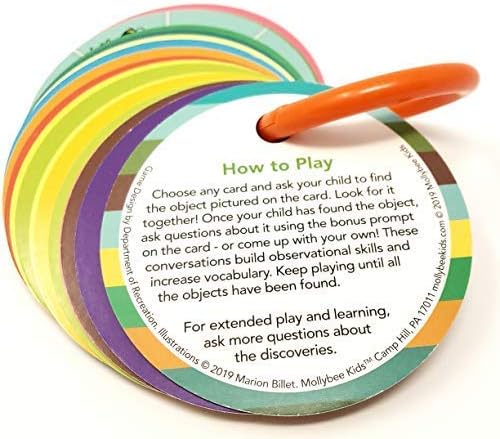 MOLLYBEE Kids Toddler Outdoor Scavenger Hunt Cards at The Park, Toddler Games, Gifts for Ages 2, 3, 4 - Image 8