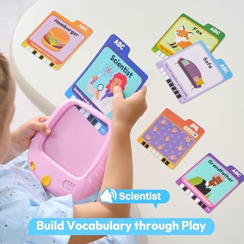JOVA lalalark Talking Flash Cards for Kids 3 4 5 Year Old, Kids Learning Toys with 136 Sight Words & 64 Games, Montessori Educational Toy for Kids, Preschool Learning Activities, Boys Girls Gifts - Image 2