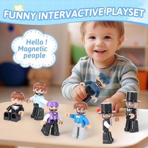 12PCS Large Magnetic People for Magnetic Tiles Compatible with Lego - Image 3