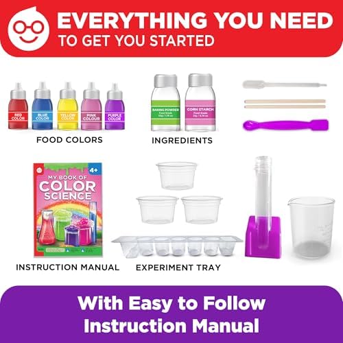 Doctor Jupiter Girls' Color Science Experiments Kit for Kids Ages 4+ - Image 6