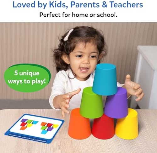 Skillmatics Silicone Rainbow Sorting Game – Learning & Educational Toy - Image 6
