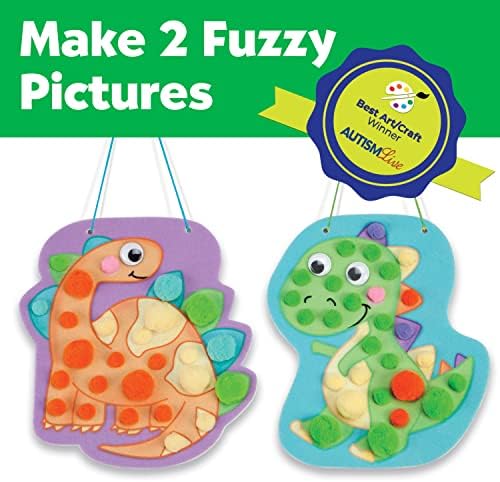 Creativity for Kids Pom Pom Pictures: Dinosaurs - Toddler Learning Toys, Sensory Play (Ages 3+) - Image 2