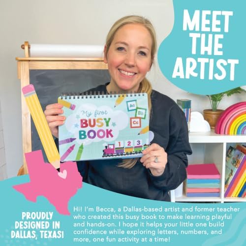My First Busy Book Screen Free Activities for Toddlers 3-5 Activity Books - Image 2