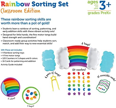 Learning Resources Rainbow Sorting Set Classroom Edition - Image 5
