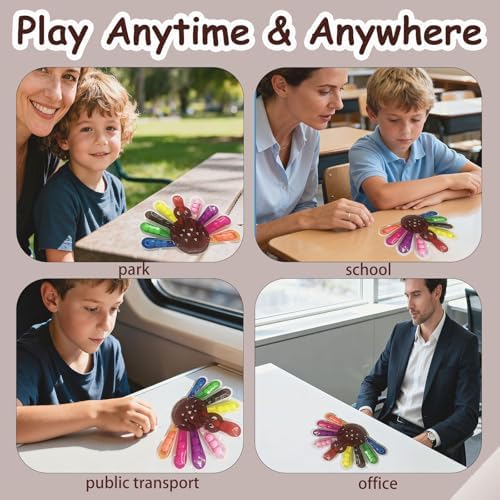 Color Sorting Toys, Squeeze Sensory Fidget Toys for Toddlers, Fine Motor Skills Sensory Toy, Montessori Learning Toys for Preschool Learning, Sensory Activity Toy for Kids 3+ & Adults - Image 3