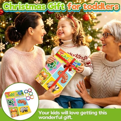Tape Activity Book for Kids Ages 3-5, Travel Activities for Toddlers - Image 6