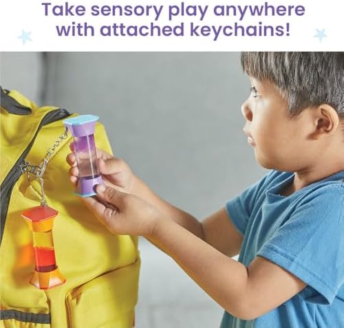 hand2mind Soothing Swirlers Sensory Tubes, Calming Toys for Kids, Ages 3+ - Image 4