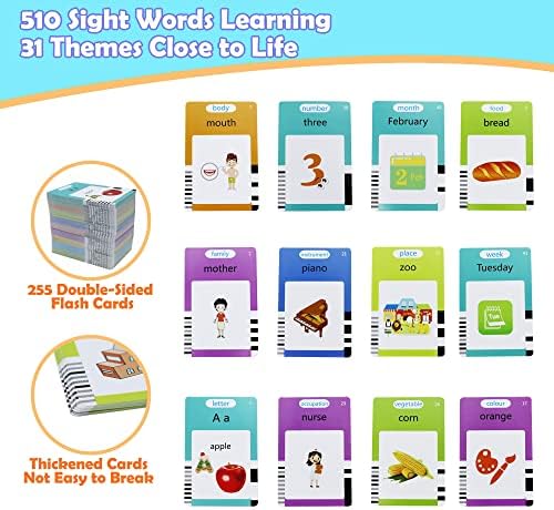 MAYAPHILOS 510 Words Alphabet Talking Flash Cards for 3-8 Years Kids - Image 2
