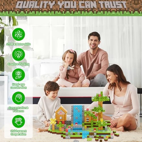 176 PCS Magnetic Blocks for Kids Ages 4-8, STEM Building Toys for 3+ Year Old Boys Girls, Magnetic Tiles Stacking Blocks Educational Preschool Toys Birthday Gifts - Image 5