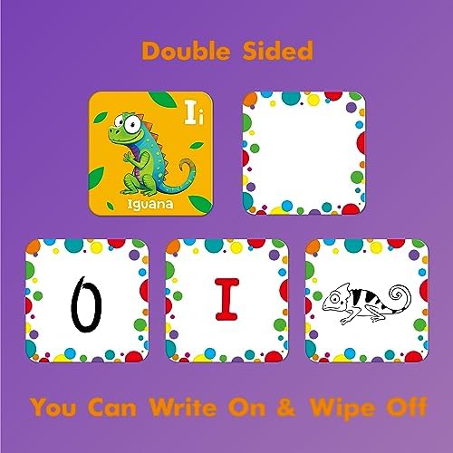 Hebayy 72 PCS Memory Matching Game, Alphabet & Numbers Matching Cards for Toddlers 36 Pairs Memory Cards for Preschool 4 5 6 Years Old - Image 4