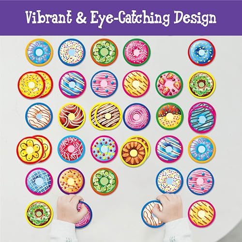 Hebayy 52 PCS Donut Matching Game, 26 Designs Dessert Cards Engaging Food Memory Game, Educational Learning Toys for Preschool 4 5 6 Years Old - Image 5