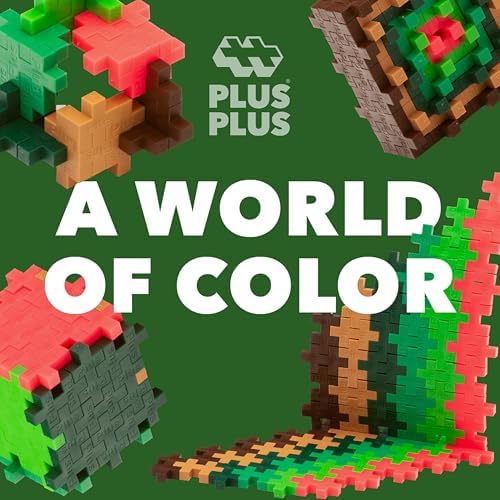 PLUS PLUS 240 Piece Jungle Mix - Mini Waffle Blocks, Classroom Must Haves - Image 4