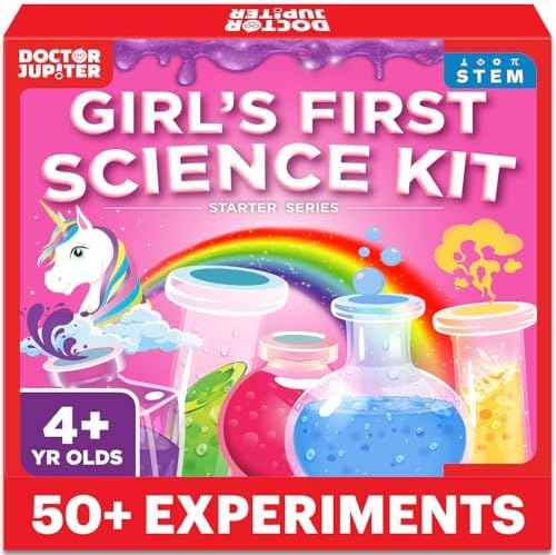 Doctor Jupiter Girls' First Science Experiments Kit for Kids Ages 4+ by DoctorJupiter