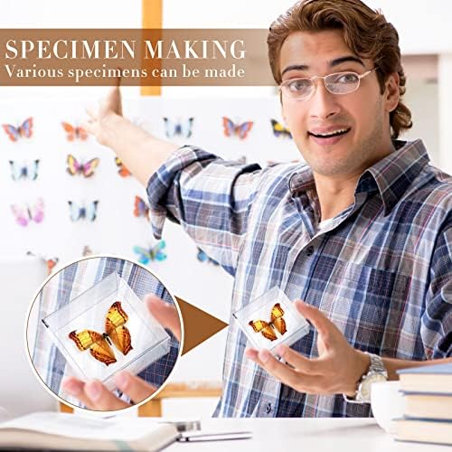 Taiyin 14 Pcs Insect Pinning Tools Kit, Clear Insect Display Case - Image 4