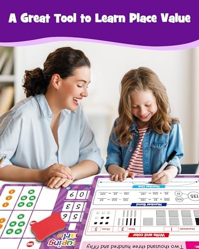 D-FantiX Magnetic Regrouping Base Ten Place Value Chart - Image 4