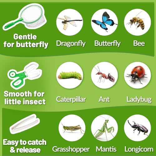 Biggun 2 Set Bug Catcher for Kids Ages 3-10 Explorer Toys Birthday Gift - Image 4