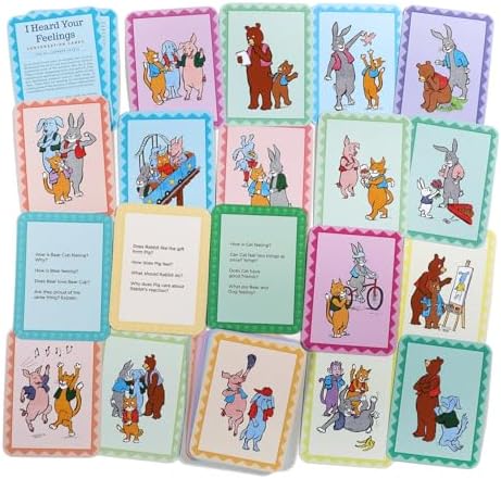 eeBoo: I Heard Your Feelings - 48 Conversation Flashcards, Develops Empathy Through Friendly Illustrations of Emotional Situations, Develop Social and Emotional Intelligence, for Ages 3 and up - Image 4