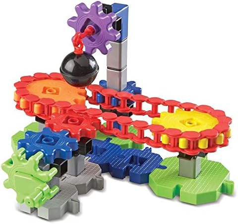 Learning Resources Gears! Gears! Gears! Machines in Motion - Toddler STEM, Building Toys for Kids, Hands-On Construction & Engineering Set, Critical Thinking, Fine Motor Skills - Image 6