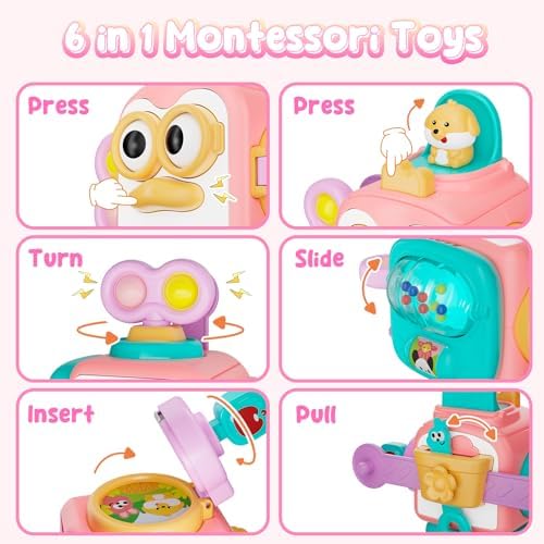 OSIMILY Montessori Toys for Activity Cube Fine Motor Skills Educational Toys, Sensory Toys for Birthday Gifts - Image 3