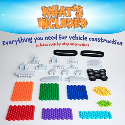 POPULAR PLAYTHINGS Clipstix Building Sticks Kit, Deluxe 150 Piece, Playstix - Image 5
