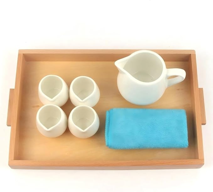 Montessori Wooden Pouring Game by Unknown