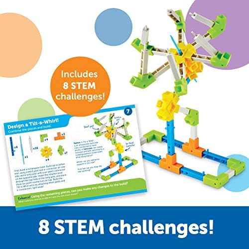 Learning Resources STEM Explorers Motioneering - 56 Pieces, Ages 5+STEM Toys for Kids, Brain Teaser Toys and Games, Kindergarten Games - Image 4