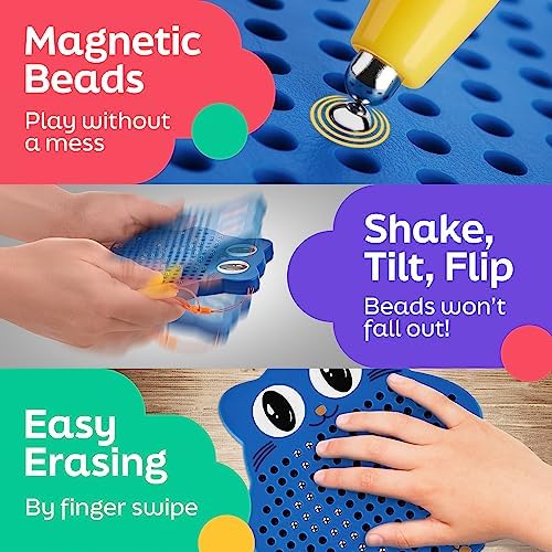 Magnetic Drawing Board for Kids & Toddlers, Airplane & Car Ride Travel Toy - Image 4