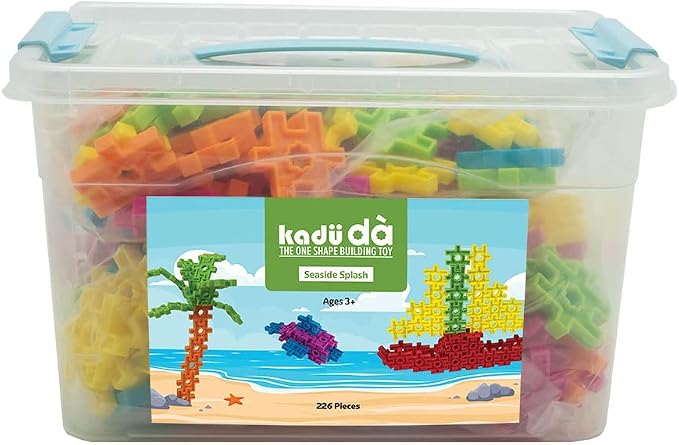 KADÜ DA Age 3+ Seaside Splash 226 Piece Kids Beginning Building Block Toy - Image 2