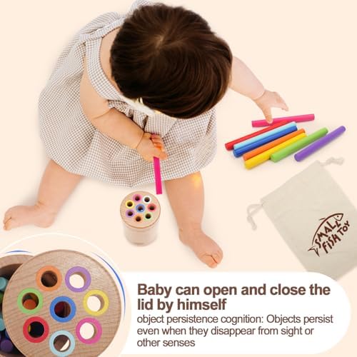 Montessori Toys for Toddlers 1-3 Wooden Fine Motor Learning Preschool Toys - Image 5
