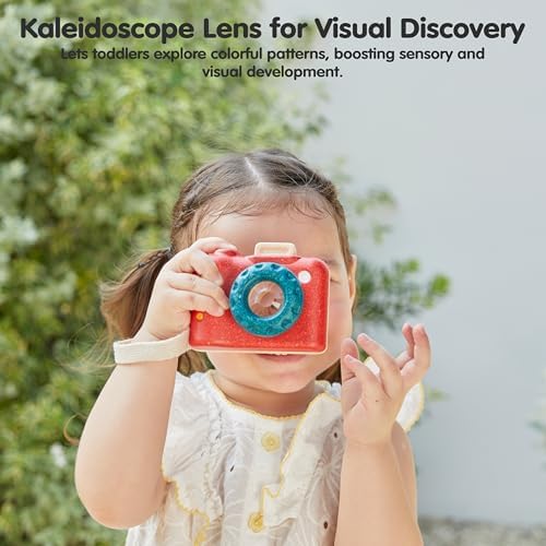 PlanToys® My First Wooden Toy Camera for Toddlers Ages 18+ Months Pretend - Image 6