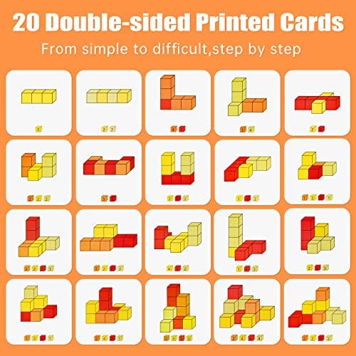 Wooden Cube Toy 16PCS Building Blocks for Kids - Image 3