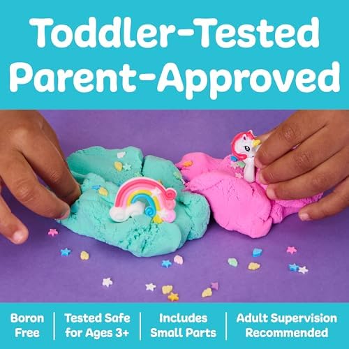 Creativity for Kids Sensory Minis Unicorn Kit | Cloud Clay Sensory Toy for Kids | Summer Activities | Mess-Free, Screen-Free Travel Activity for Kids (Ages 3+) - Image 6