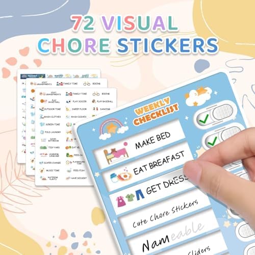 3 in 1 Bedtime/Morning/Weekly Routine Chart for Kids, Magnetic Chore Chart for Kid, Visual Schedule for Kid Toddlers Schedule Board for Home - Image 3