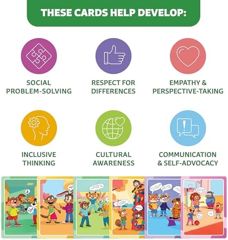 Who What Why Diversity Conversation Cards for Kids, SEL Game, Ages 4+ - Image 6