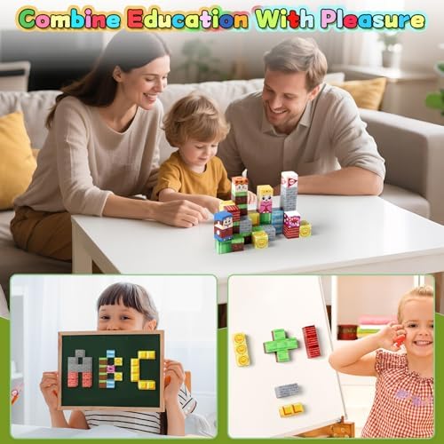 Magnetic Building Blocks for Kids 3-8, STEM Travel Toys with Storage Box - Image 5