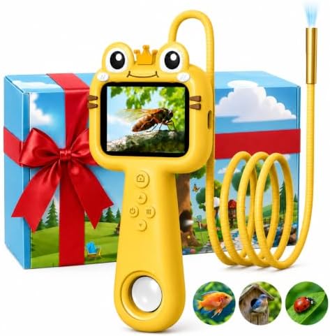 Kids Toy Borescope Camera with Light, 2.4" 1080P Outdoor STEM Toy by Unknown