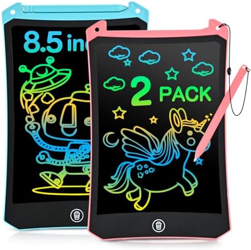 cimetech Toddler Girl Gifts, LCD Writing Tablet, Travel Essentials Toys by cimetech