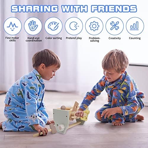 Montessori Wooden Tools Kit Toddler Educational Toy Set - Image 5