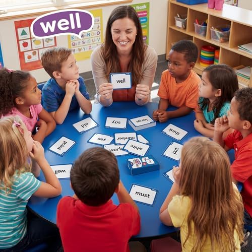Torlam Sight Words Flash Cards for Kids Kindergarten,Learn to Read Digraphs CVC Blends Long Vowel Sounds Spelling Reading Phonics Games for 4-6 Years, Site Words Classroom Homeschool - Image 6