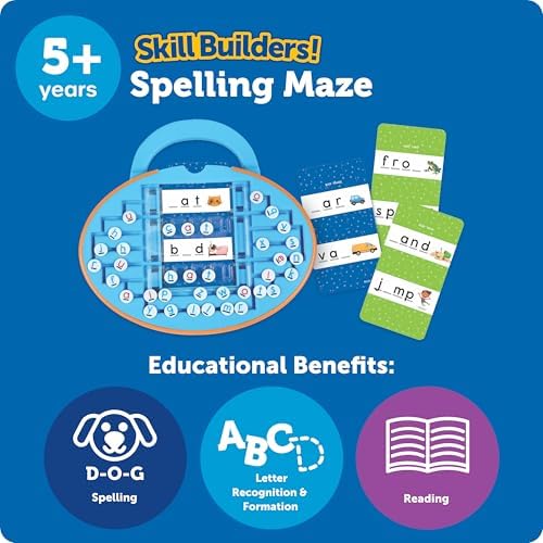 Learning Resources Skill Builders Spelling Maze, Learn to Read, Alphabet Flash Cards, Word Sequence Board Game, Classroom Must Haves, Kids Toys, Birthday Gift - Image 6