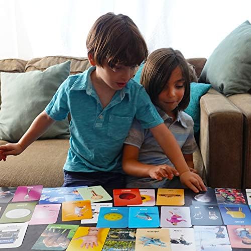 Award-Winning First Words & Opposites Flash Cards for Kids Ages 3-8 – 36 Durable Cards with Real Pictures – Preschool, Kindergarten & Early Elementary Learning - Image 2