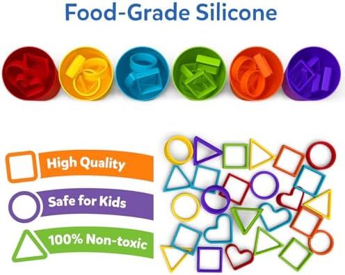 Skillmatics Silicone Rainbow Sorting Game – Learning & Educational Toy - Image 5